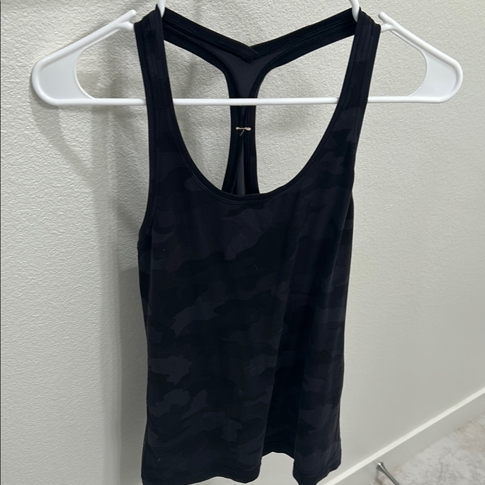 Lululemon Align Tank Waist Length Camouflage Tank Top